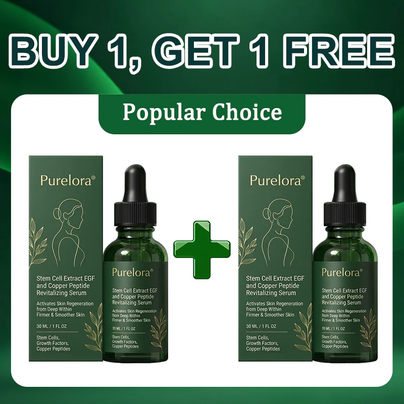 💖Change from the inside out | Purelora® Stem Cell–Derived EGF & Copper Peptide Activating Serum  (Deeply activates skin renewal from within for firmer, smoother-looking skin) - Image 13