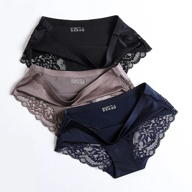 7Pcs Women's Pants exy Panties 2022 Women's Iace lingerie Solid Color Seamless briefs Mid-Rise Briefs Woman cotton underwear - Image 15