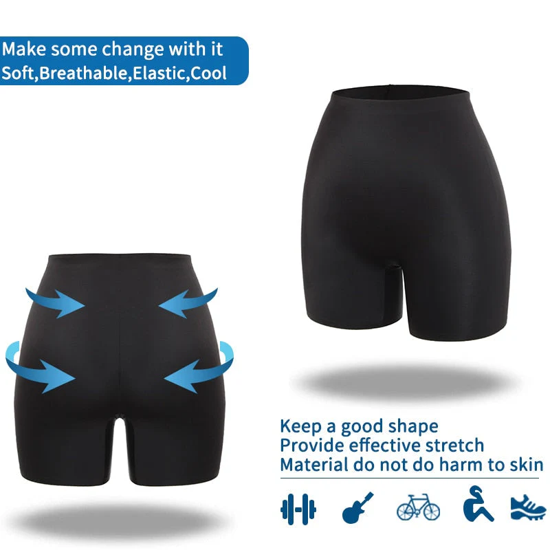 Anti Chafing Safety Pants Invisible Under Skirt Shorts Ladies Seamless Smooth Underwear Ultra Thin Comfortable Control Panties - Image 3