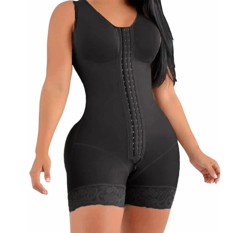 Fajas Colombianas Post Surgery Shapewear Compression Slimming Girdle Woman Flat Stomach Lace Shaper Skims Shorts Bodyshaper - Image 4