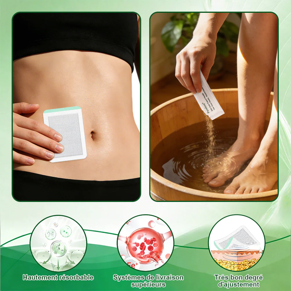 Purelora® Berberine × Chromium Complete Metabolic Rhythm Kit (🌀 Patch externe quotidien + Poudre de soutien métabolique hebdomadaire) ✅ Pour l’équilibre métabolique, le soutien de la glycémie, la circulation et la santé métabolique globale - Image 13