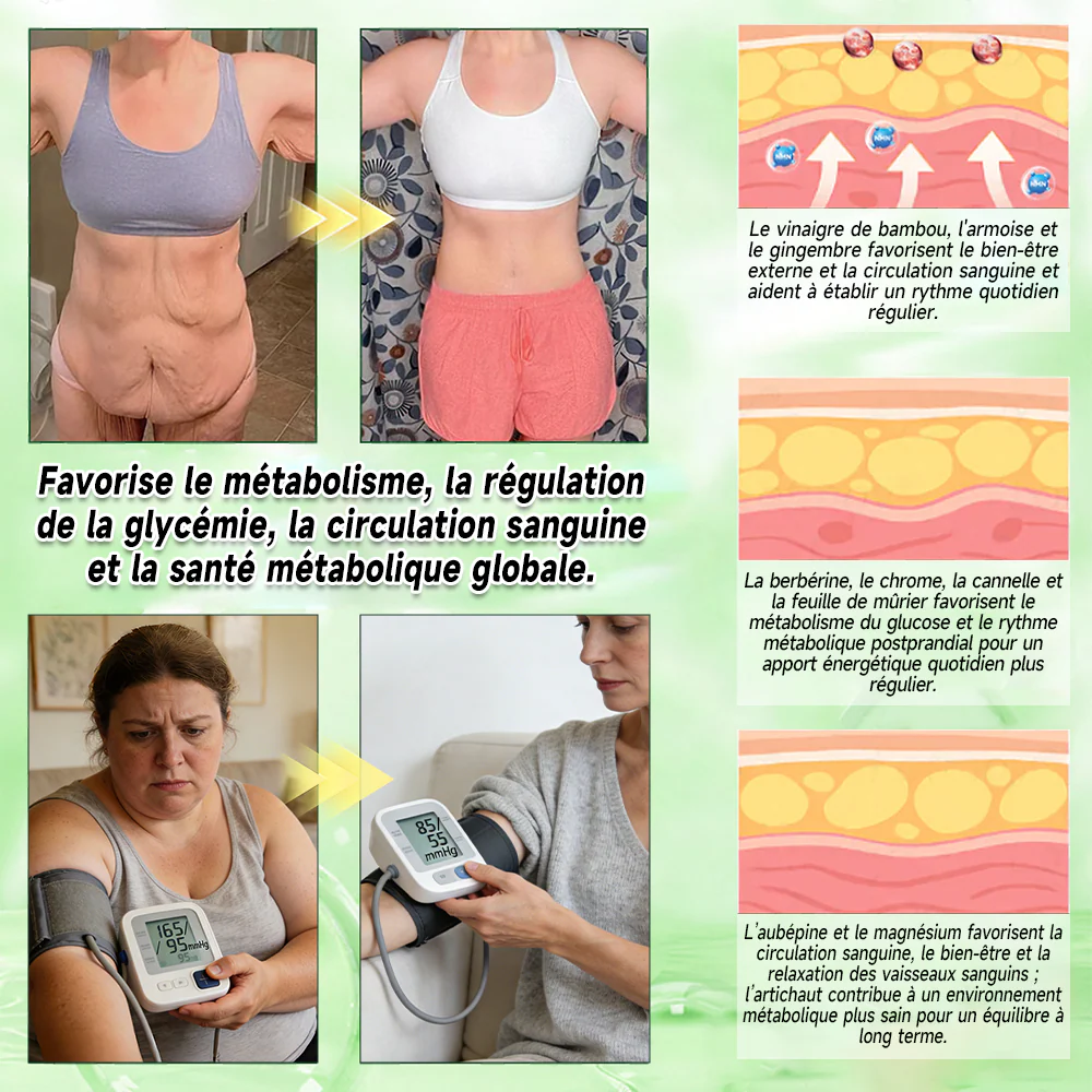 Purelora® Berberine × Chromium Complete Metabolic Rhythm Kit (🌀 Patch externe quotidien + Poudre de soutien métabolique hebdomadaire) ✅ Pour l’équilibre métabolique, le soutien de la glycémie, la circulation et la santé métabolique globale - Image 5
