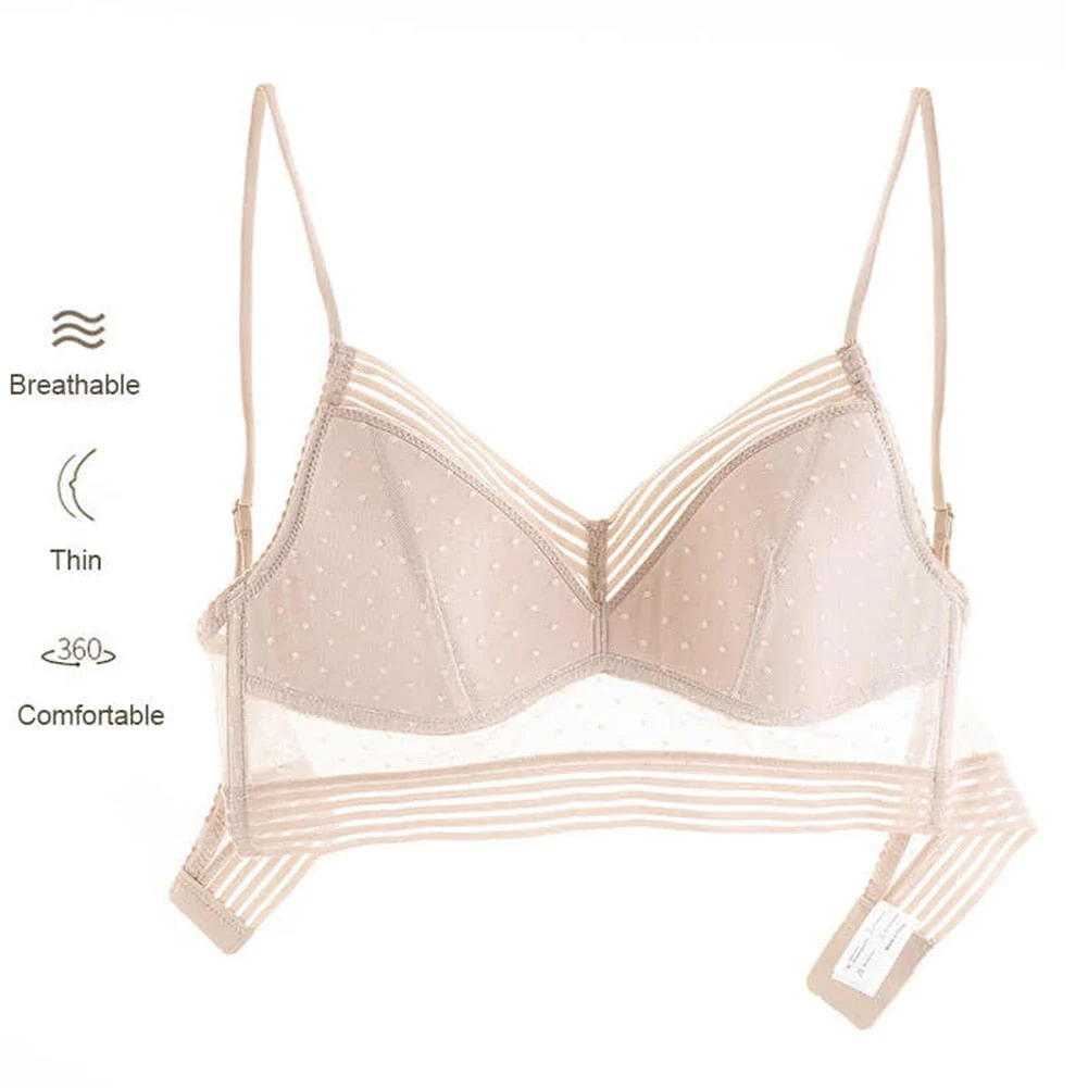 Newly Ladies Bras Underwear Women Low Back Comfortable Lifting Bra Lace Ultra Thin Ladies Women Bras Soutien Gorge Femme - Image 8