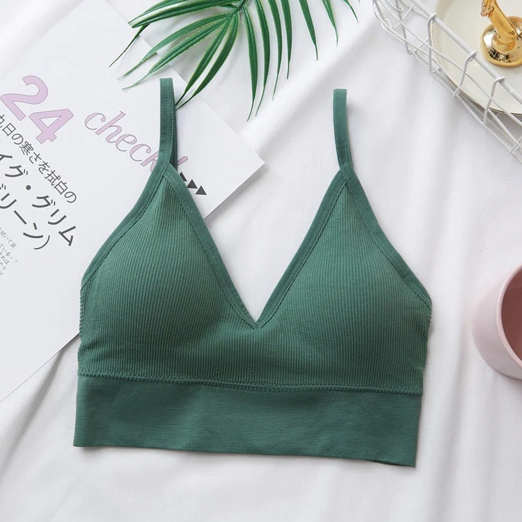 Women Sexy Crop Tops Tube Top Female Streetwear Sleeveless Camis Seamless Sports Lingerie Tee Bra Crop Top Bandeau Top Tank - Image 22